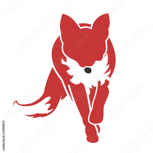 Running Fox Icon 02
