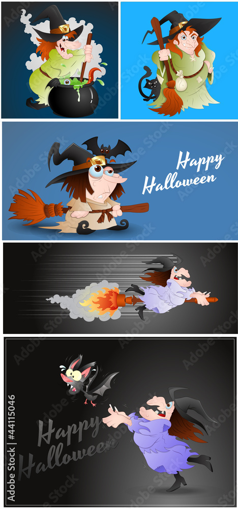 Fototapeta premium Halloween Witches
