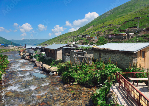 house, camping on mountain , black sea, turkey