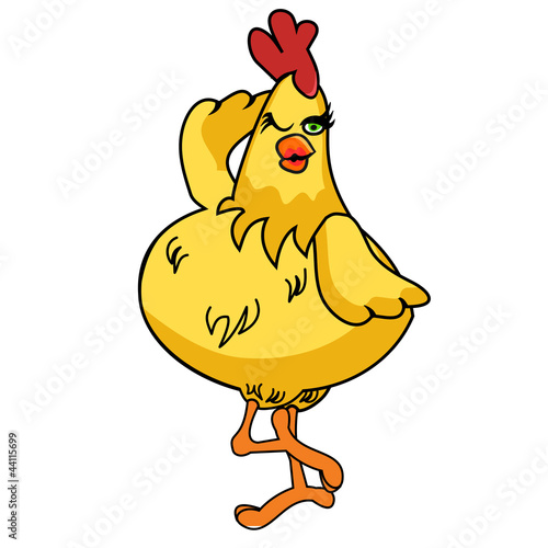 Daft Chicken Cartoon 02