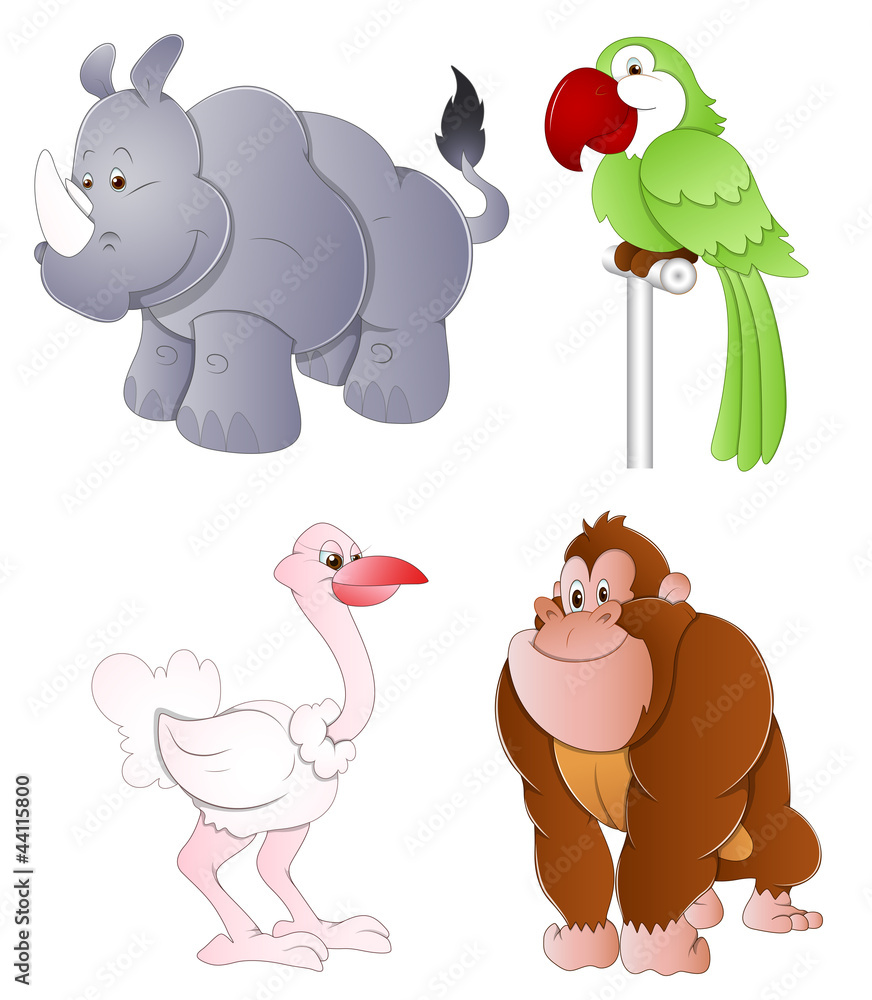 Naklejka premium Animals Vectors