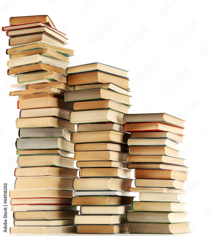 old books isolated on white old books isolated on white