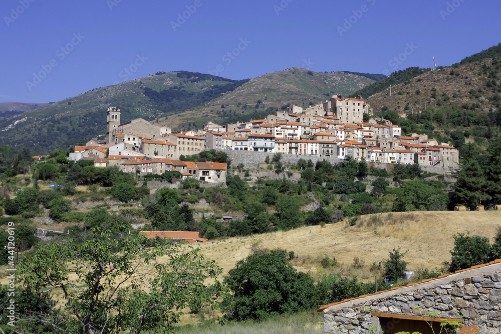 Mosset village Pyrénées Orientales