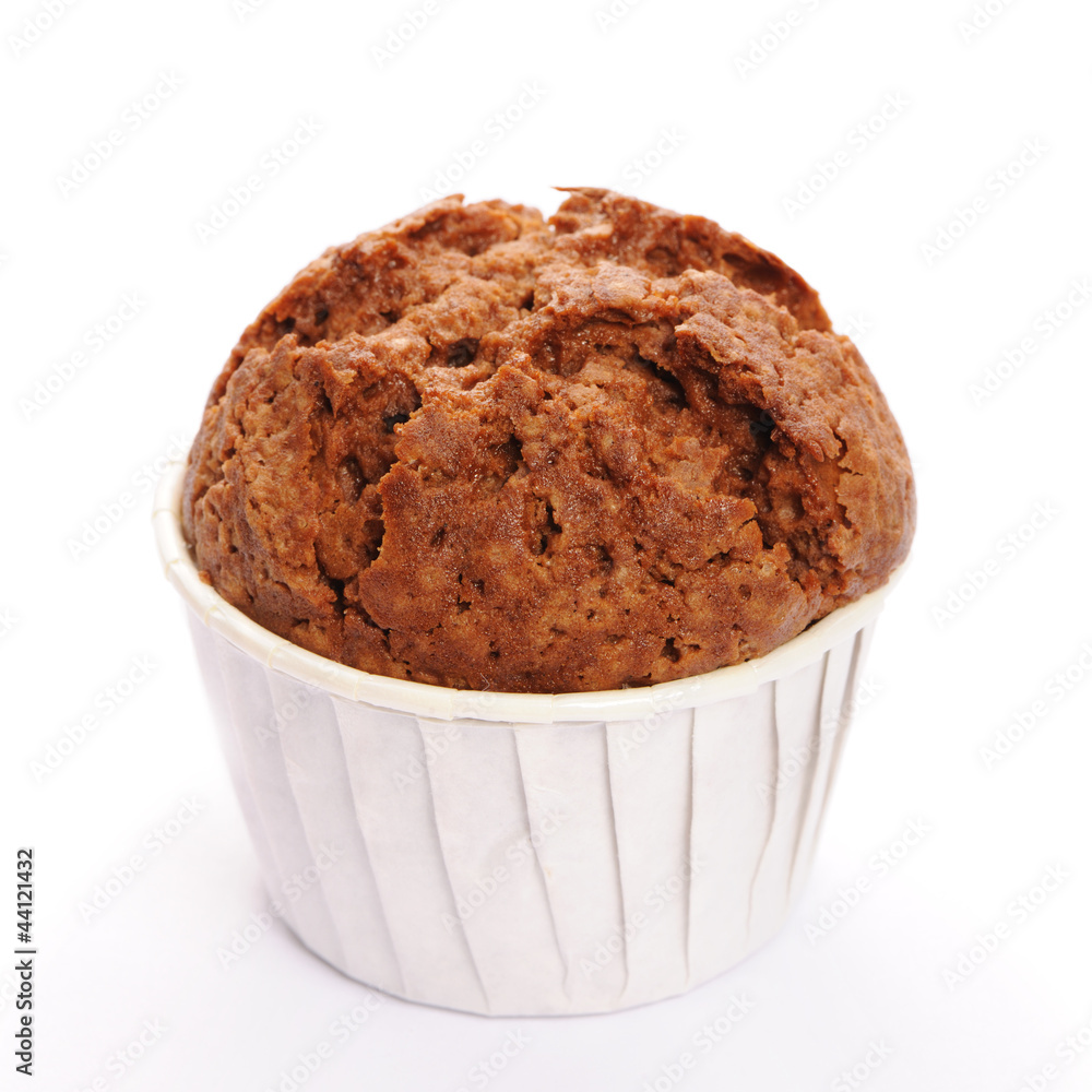 Muffin isolated on white Muffin isolated on white