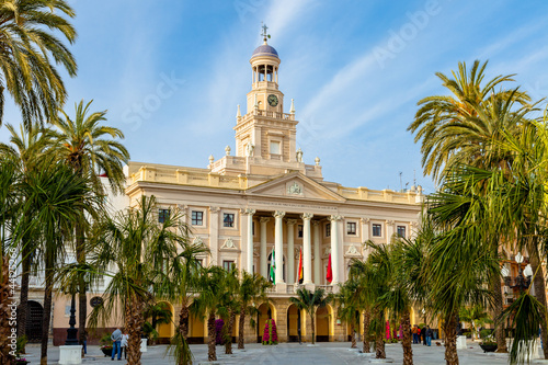City hall of Cadiz, Spain photo