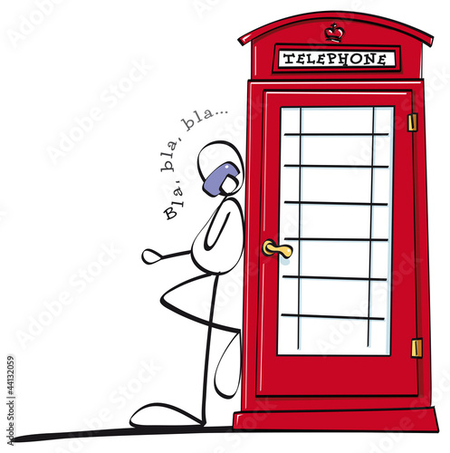 funny boy talking on the phone