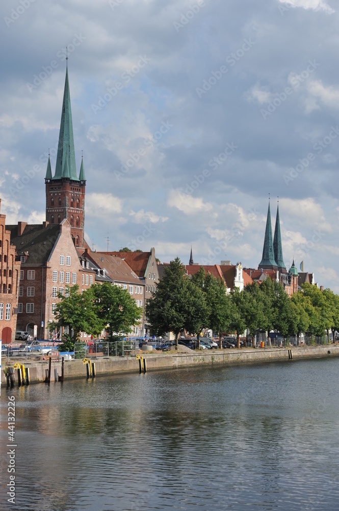 Lübeck,, Bord de l'eau 1