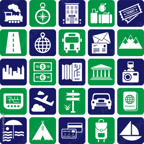 Travel icons