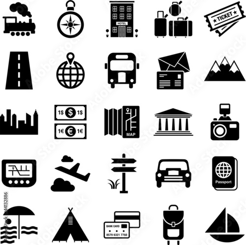 Travel icons