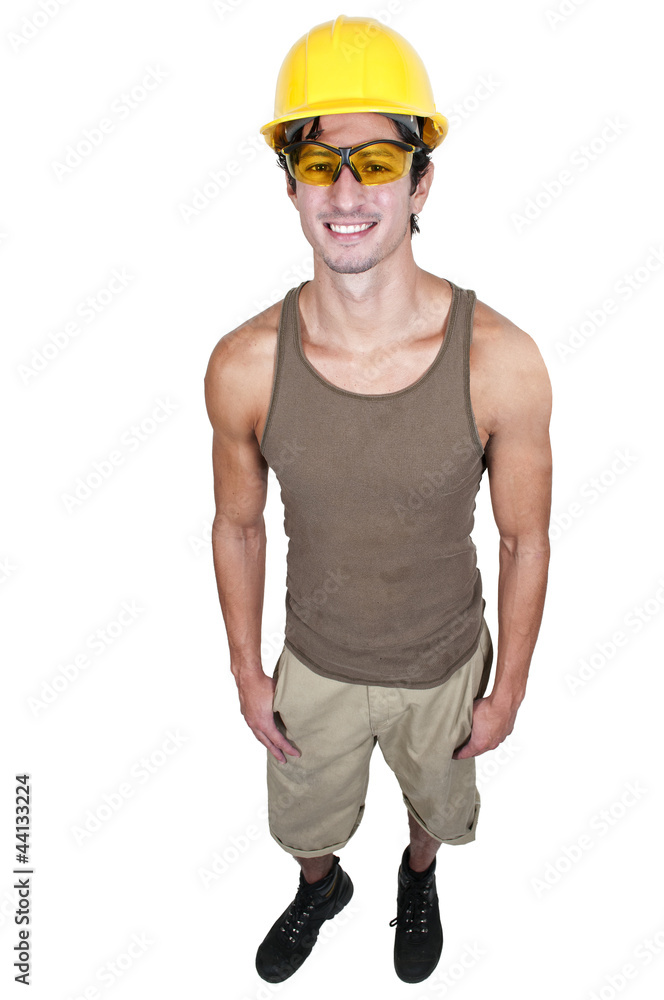 Man Construction Worker Man Construction Worker
