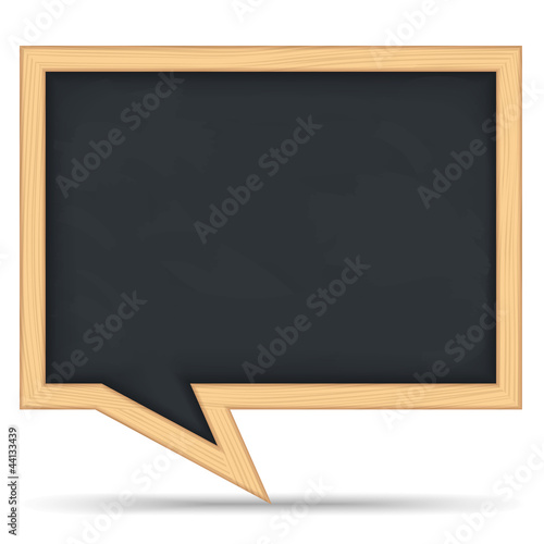 Blackboard Speech Bubble