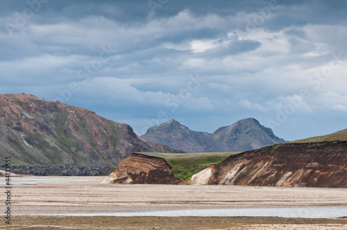 breathtaking Landmannalaugar mountains  Iceland