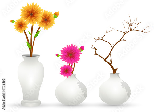 Fototapeta Naklejka Na Ścianę i Meble -  Flower Pot Vectors