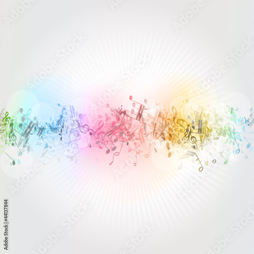 Music notes background