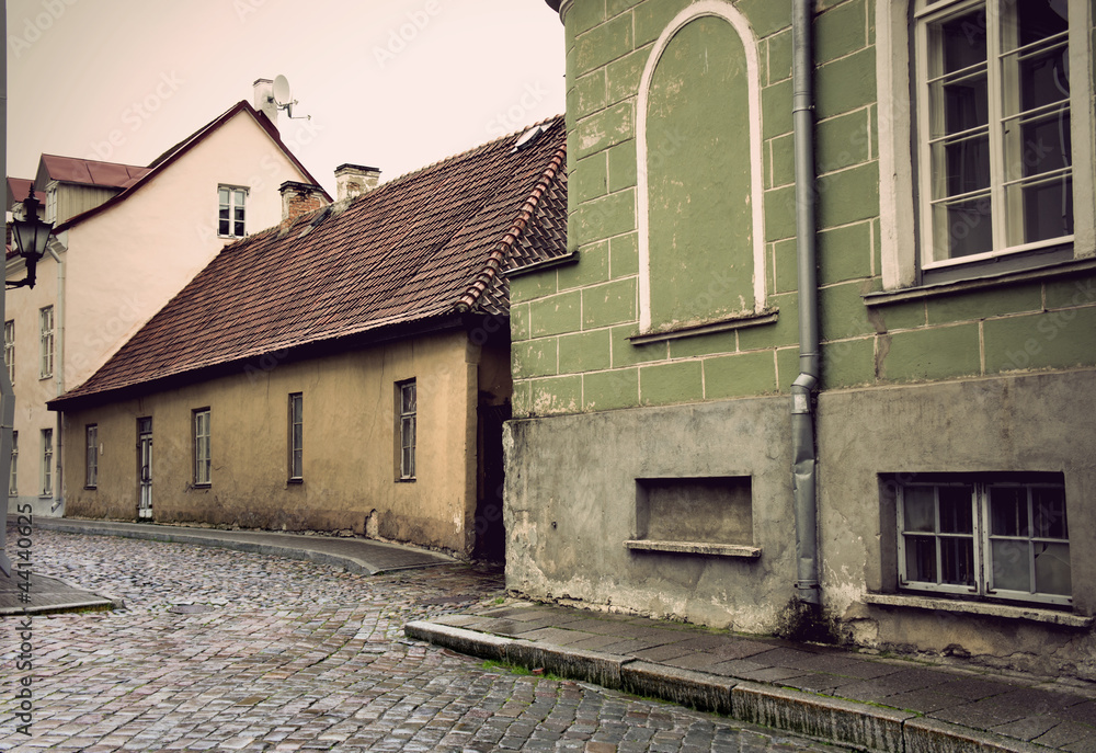 Narrow street in Tallinn Narrow street in Tallinn