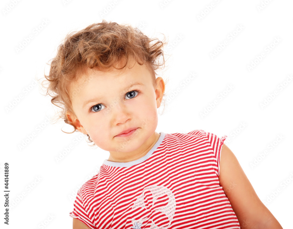 child, isolated on white background child, isolated on white background