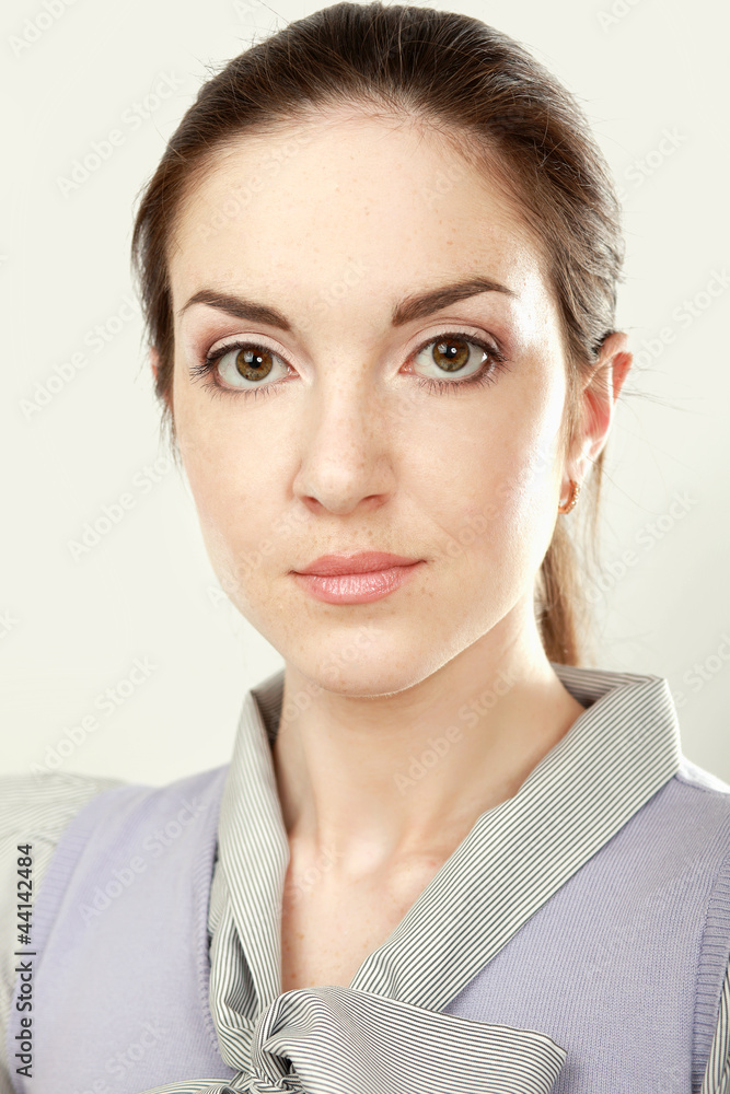 Closeup of a young successful businesswoman Closeup of a young successful businesswoman