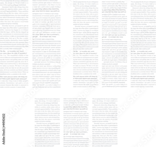 Background in the form of newspaper page