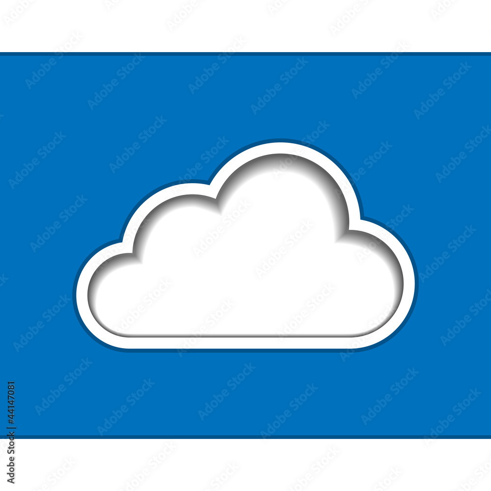 Cloud computing logo template Cloud computing logo template