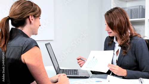 Wallpaper Mural Office Meeting Businesswoman and Assistant Torontodigital.ca