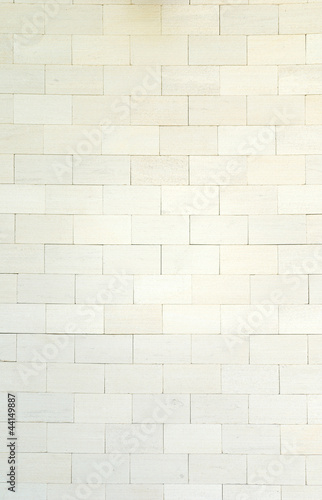 Pattern stone wall