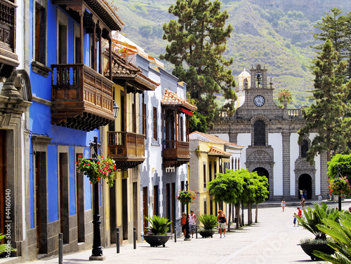 Tableau sur toile Teror, Gran Canaria, Canary Islands, Spain