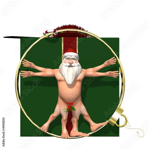 Canvas Print Santa Vitruvian