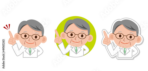 医者　ポイント　指差し