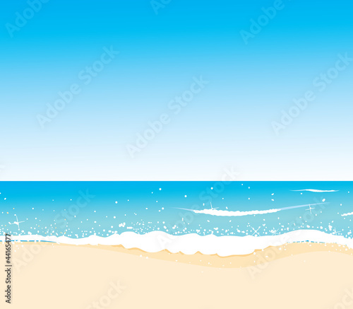 Wild beach