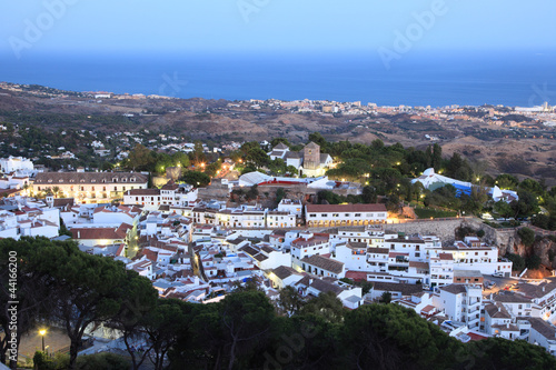 Fotografía White Andalusian village Mijas Pueblo, Spain