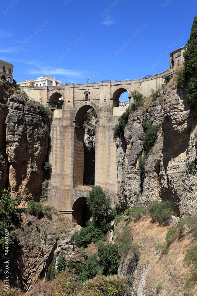 Famous bridge Puente Nuevo in Andalusia Spain