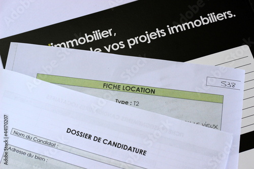 Foto dossier de candidature pour la location