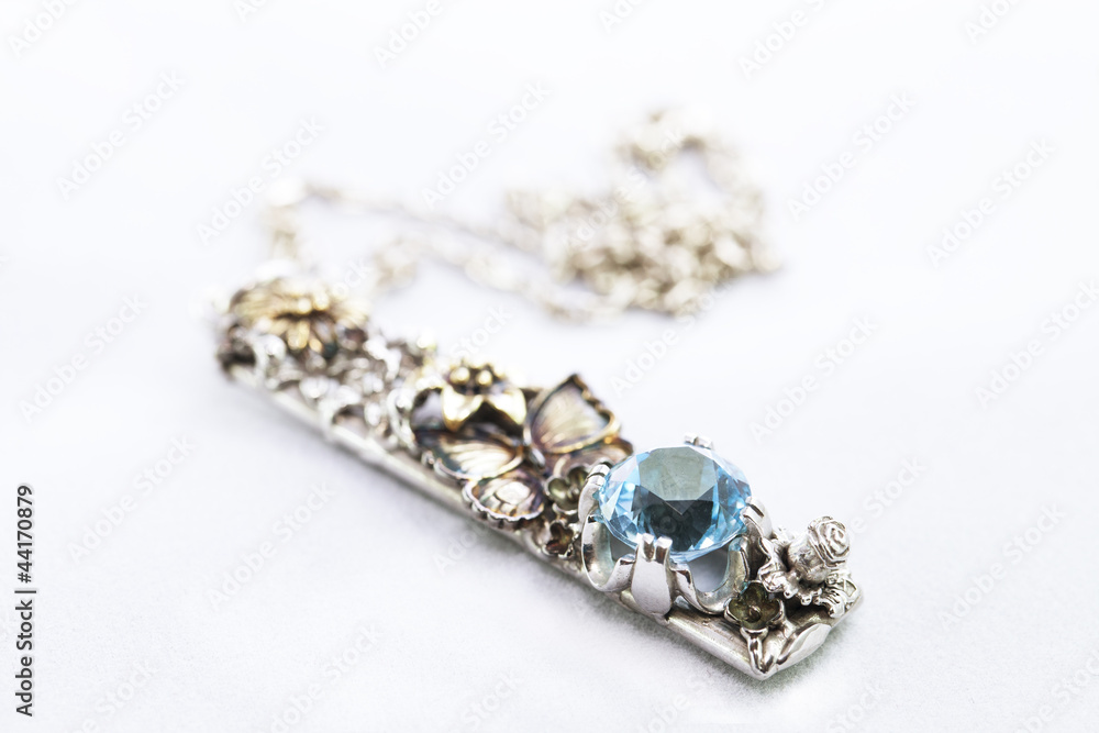 Pendant with topaz Pendant with topaz