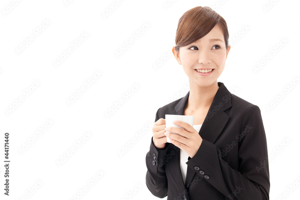 a young businesswoman relaxing a young businesswoman relaxing