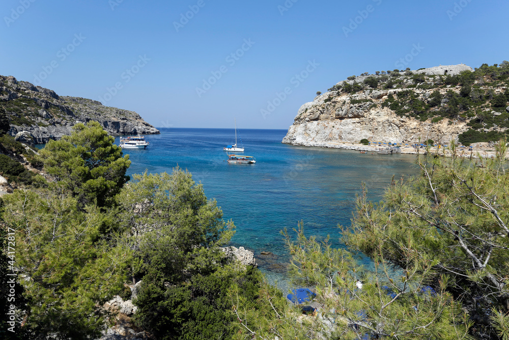 Anthony Quinn Bay, Rhodes, Greece Anthony Quinn Bay, Rhodes, Greece