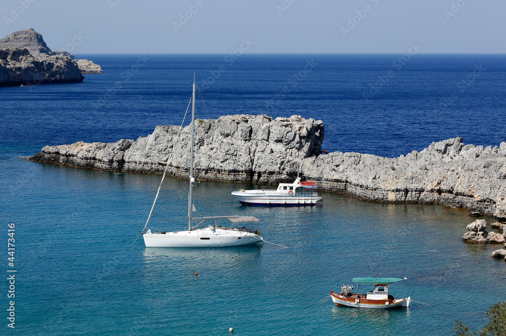 St Paul's bay, Lindos, Rhodes