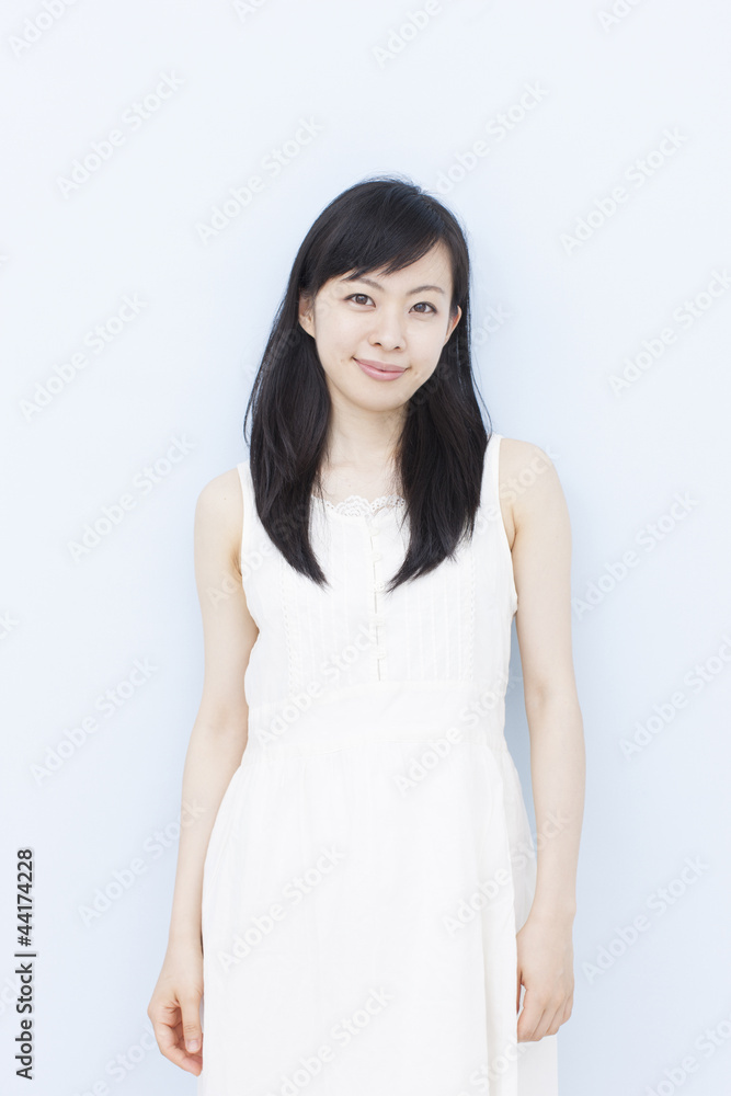 笑顔の女性