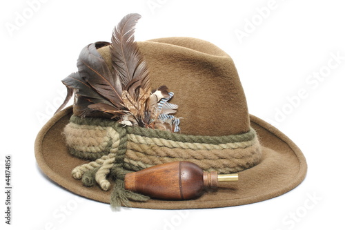 hunting hat and game call