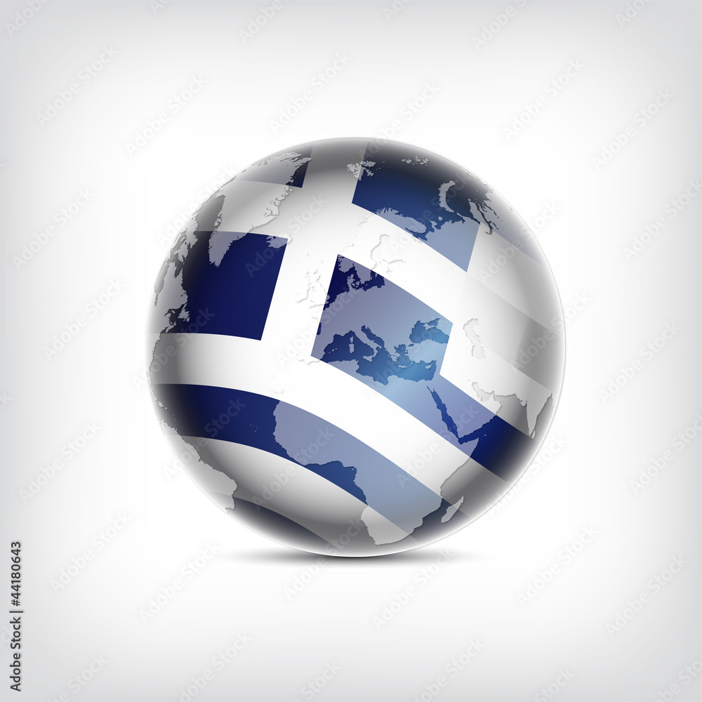 Griechenland Globus Griechenland Globus
