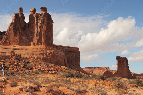 Sandstone rock formations