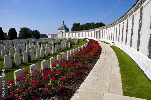 Tyne Cot Cemetery in Ypres photo