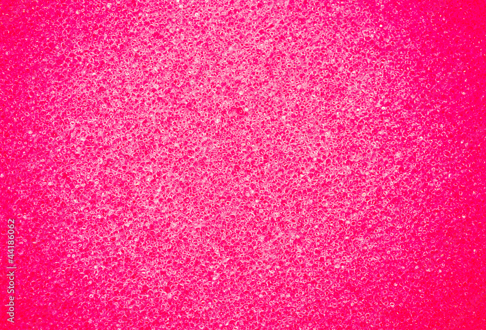 Pink sponge as a board