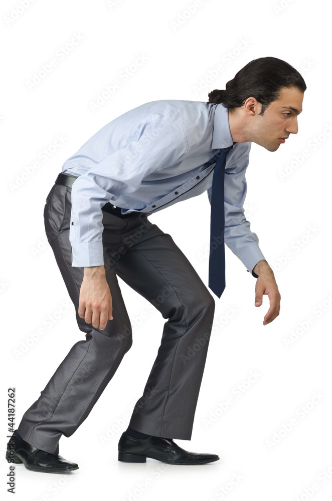 Businessman isolated on the white background Businessman isolated on the white background