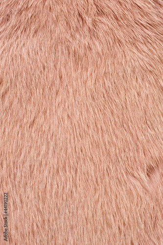 ピンク色の毛皮素材