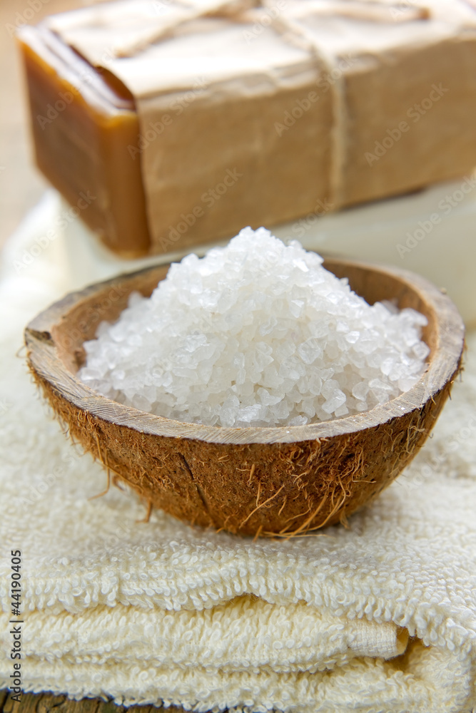 Aromatic spa set with sea salt Aromatic spa set with sea salt