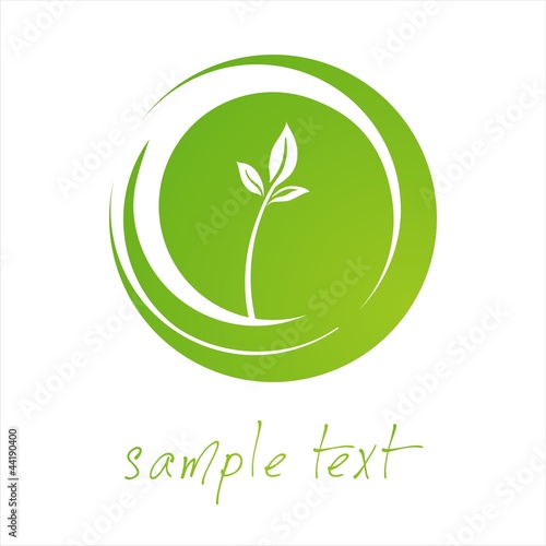 leaves , plant , Green Eco friendly business logo design