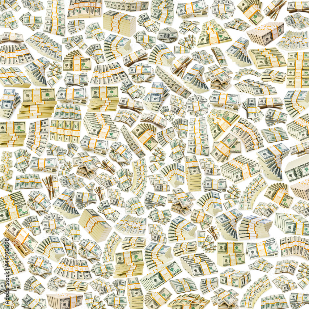 Obraz premium Background with lots of dollars