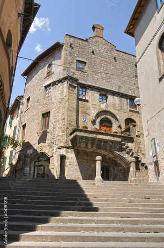 Poscia Palace. Viterbo. Lazio. Italy.