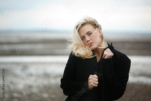 woman on beach © jayfish