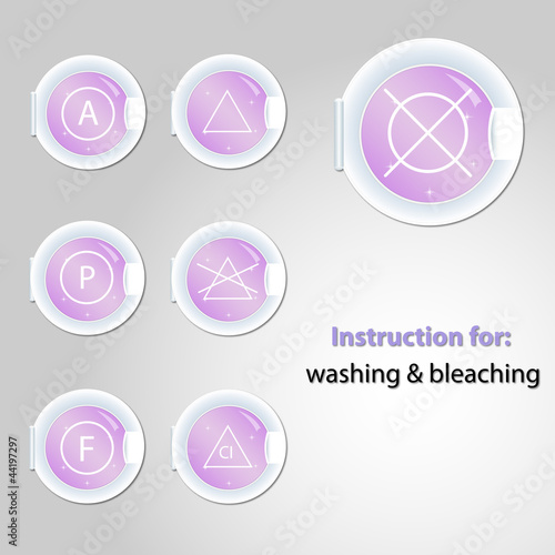 Button for bleaching
